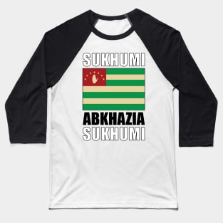 Flag of Abkhazia Baseball T-Shirt